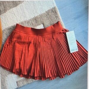 NWT! Lululemon Varsity High Rise Pleated Tennis Skirt